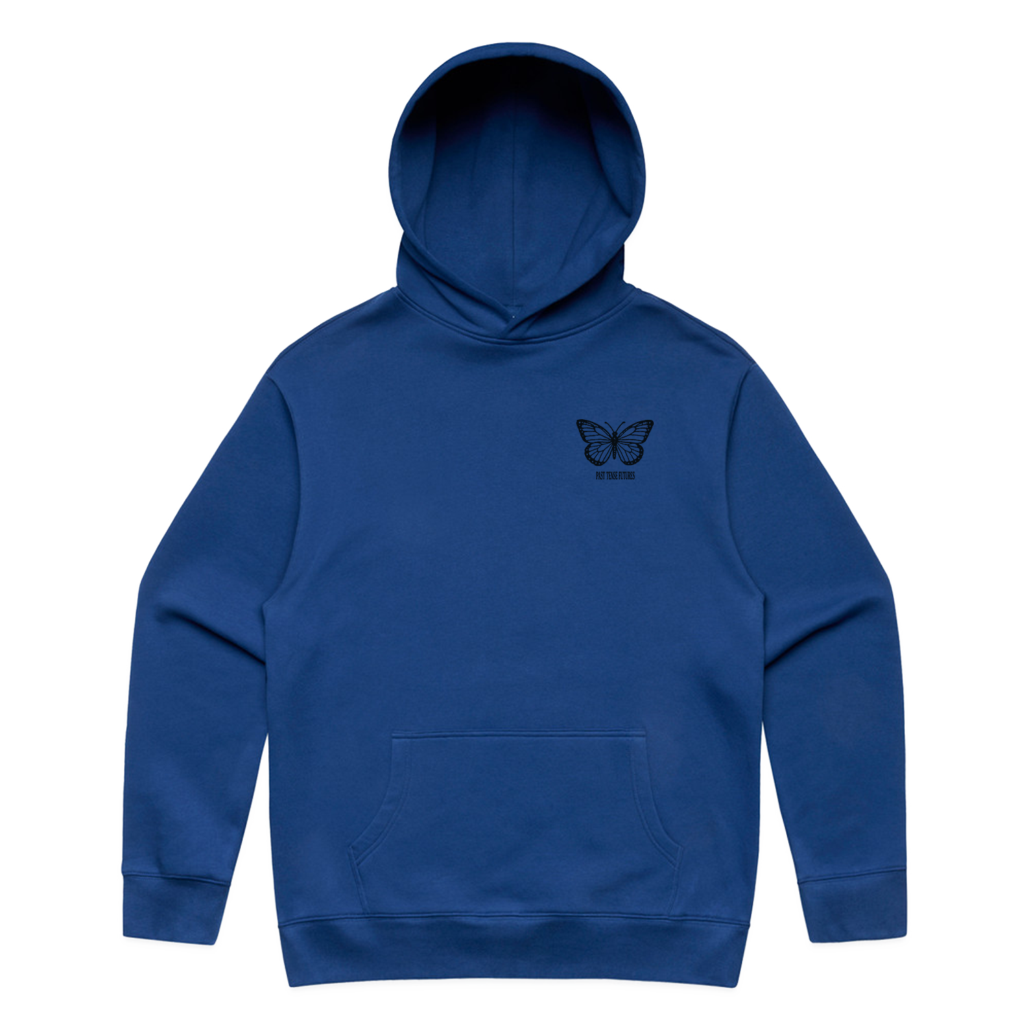 Past Tense Futures Poetic Life Cycle - Blue Hoodie