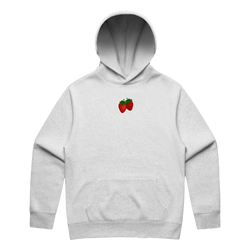Image of Strawberry - White Marle Hoodie