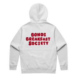 Image of Strawberry - White Marle Hoodie