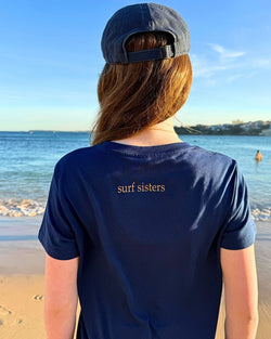 Image of Surf Sisters Turtle  - Blue Maple Tee_SS