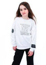 True Legend Crew Jumper NN LEGENDS Logo Crew White (Top ONLY)