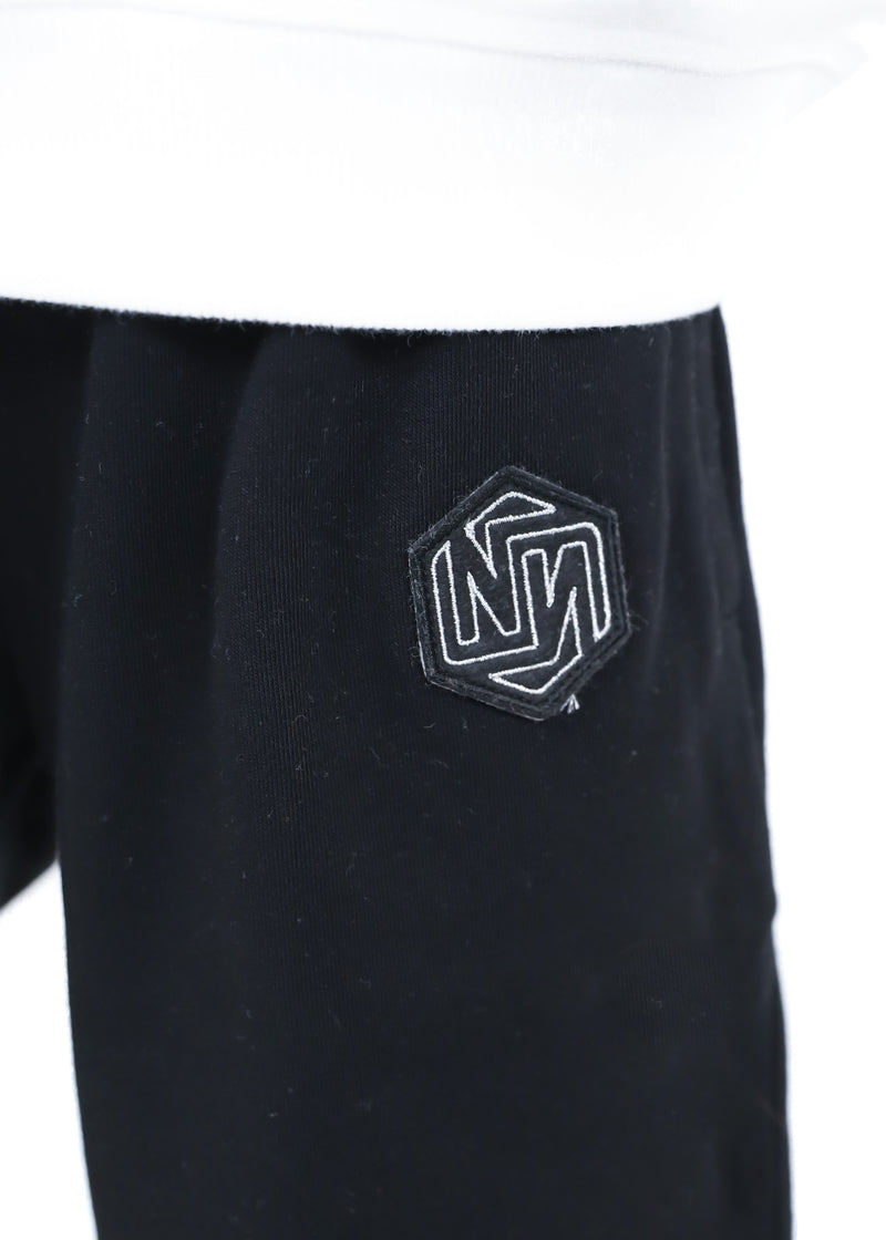 Plain NN LEGENDS Logo Pants Terry Black (BOTTOMS ONLY)