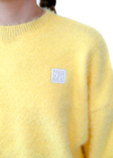 Knit SET Yellow Jumper and Shorts Set