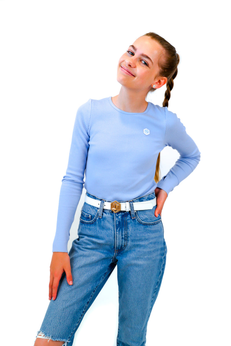 Cosy Long Sleeve Top Blue