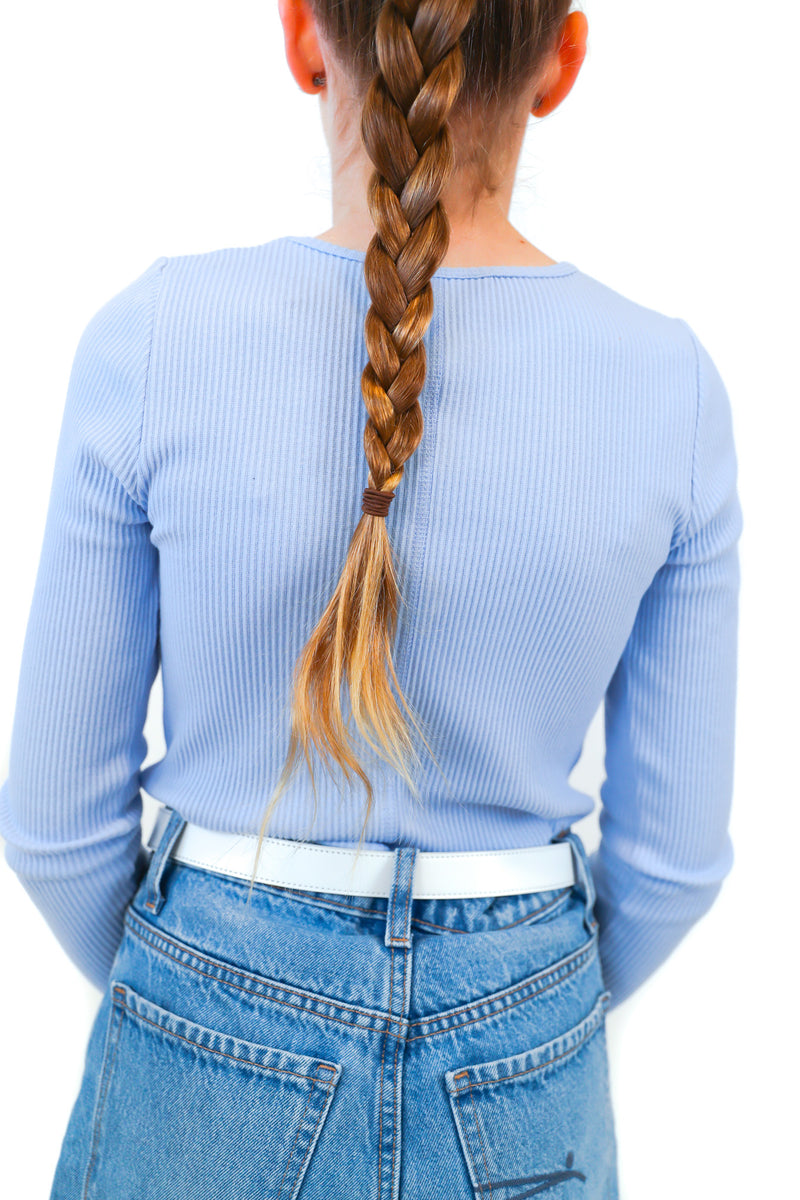 Cosy Long Sleeve Top Blue